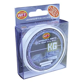 WFT Gliss KG Monotex Line 300 m, Braided Line, Sea Line, Fishing Line, Braided Line, Colour: Transparent, Diameter/Load Capacity: 0.25 mm/19 kg Load Capacity