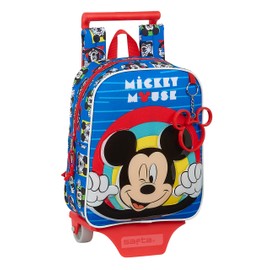 safta Unisex Children's Nursery Backpack with Trolley M280 Nylon, blue / red