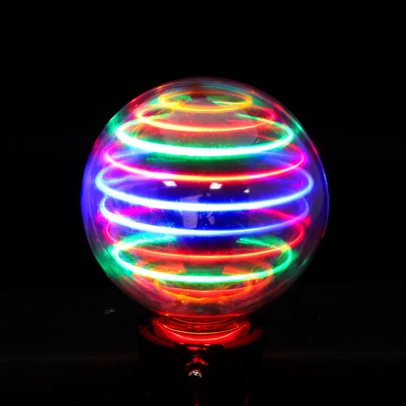 Toyland® 20cm (8") 3D Light Up Spinning Ball - Multi
