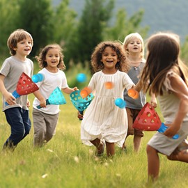 Bennol Outdoor Game Toys for Kids Boys with 20 Balls, Pop Pass Catch Ball Game Outdoor Outside Toys Gifts for 3 4 5 6 7 8+ Year Old Boys Kids, Outside Outdoor Toys Gifts for Kids Boys Ages 3-5 4-8