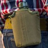 Wildtrak 1qt Spill-Proof Canteen Water Container w/Cover - Army Green