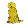 Dark Spark Decals Golden Retriever Dog 1.5" Enamel Pin for