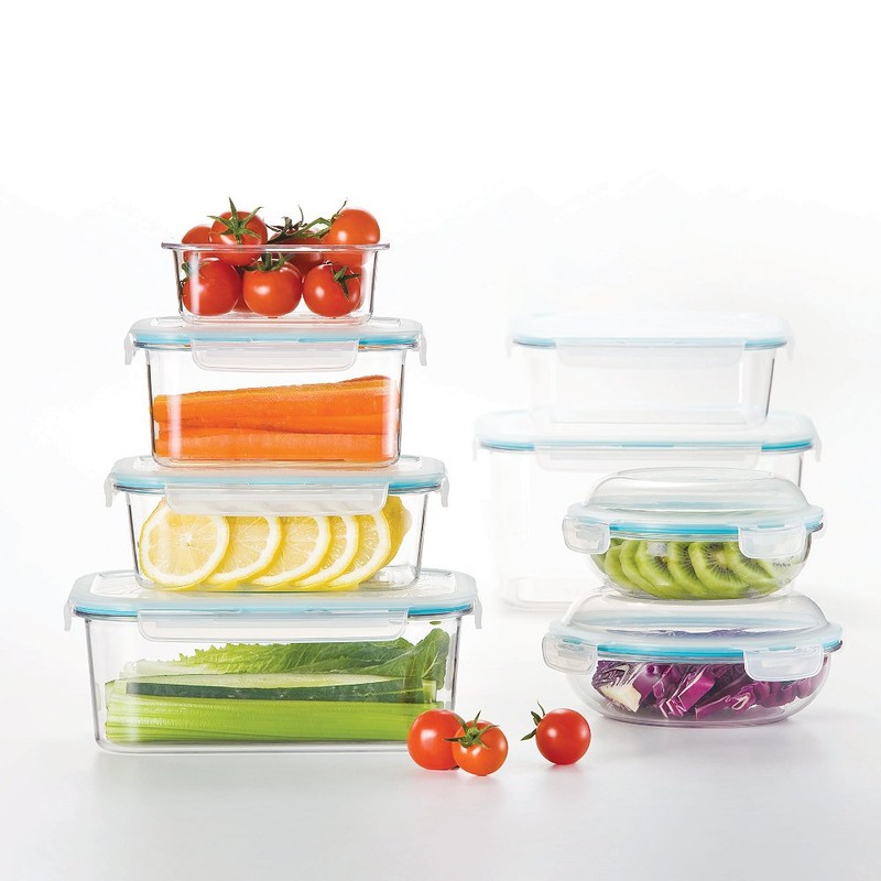 LOCK&LOCK(ロック&ロック) テーブルトップコンテナー H付 レクタングル LBF571 ALL2302 クリア