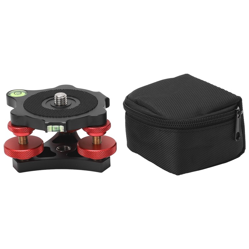 LP64 Camera Photography Tripod Leveler Tri Wheel Leveling Base Tripod
