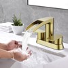 Bathroom Sink Faucet for 3 Hole, Hurran 4 Inch Faucets