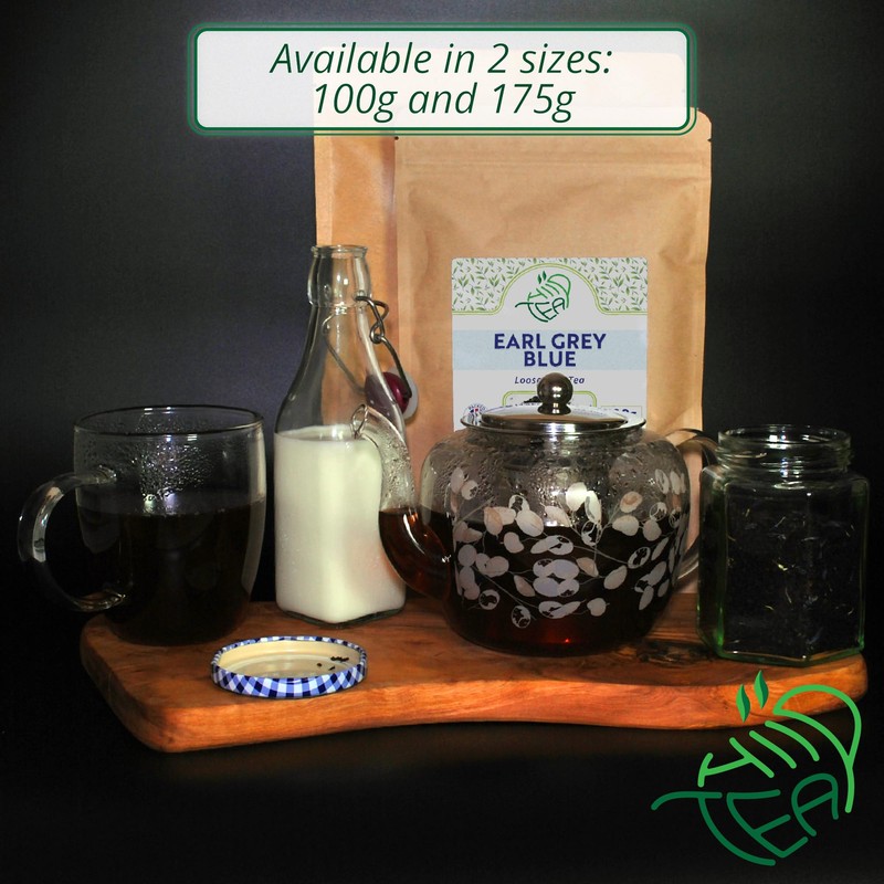 Earl Grey Blue - Premium Loose Leaf Tea Infused With