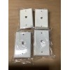 Unbranded Lot of 4 Flush Mount Modular Wall Plate Phone