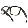 MAXJULI Blue Light Glasses for Men and Women 8806（Black Frame/Gray