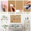 Aodaer 12 Pack Cork Boards 48" x 36" Thick Bulletin