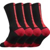DRASEX Men's Athletic Cushioned Crew Socks Basketball Sports Outdoor Compression