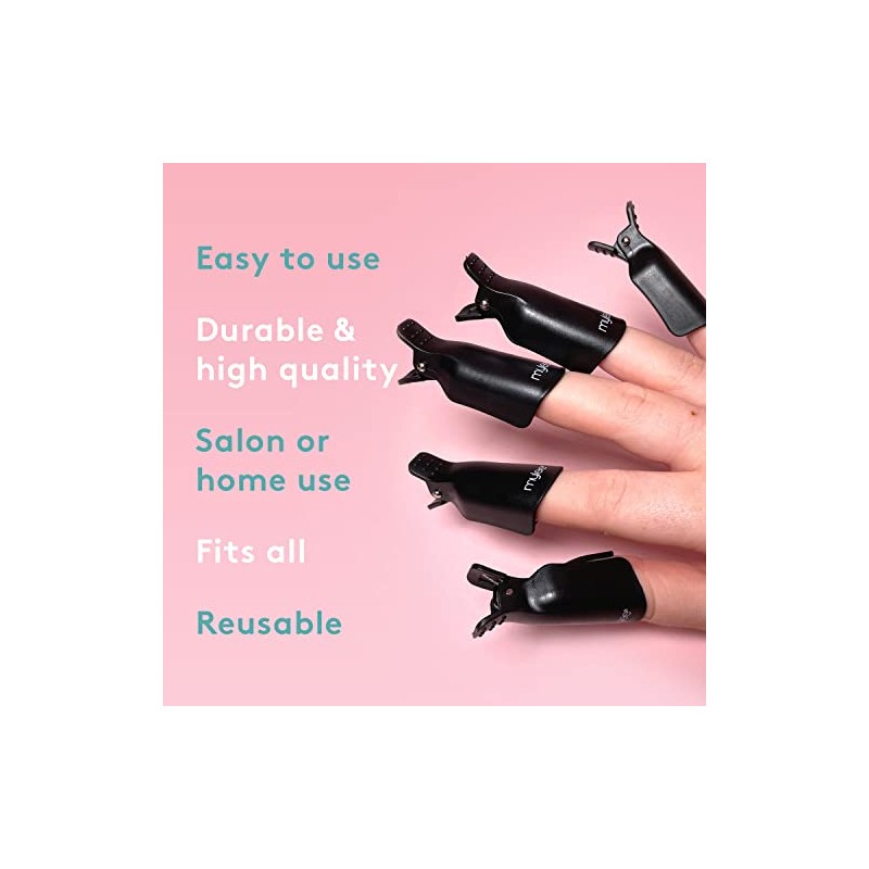Gel Polish Soak Clips (Pack of 10) - UV/LED Nail