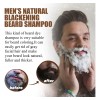& - Champú Oscurecedor Natural Para Barba, Color De Barba
