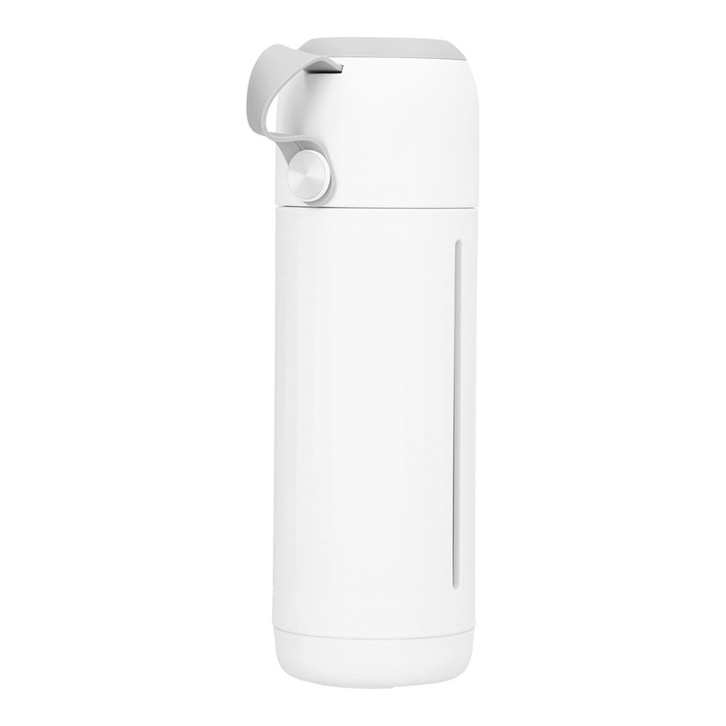 310ml Glass Cup with Lid Portable Dual Purpose Water Mug