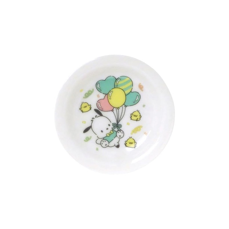 Sanrio Pochacco 310154 35th Commemorative Plate, Small Plate, 3.5 inches