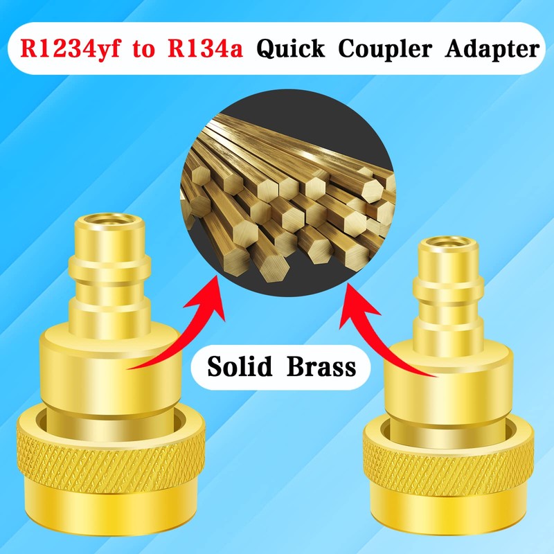 Boltigen R1234yf to R134a Aadapter, R1234yf to R134a Conversion Adapters,