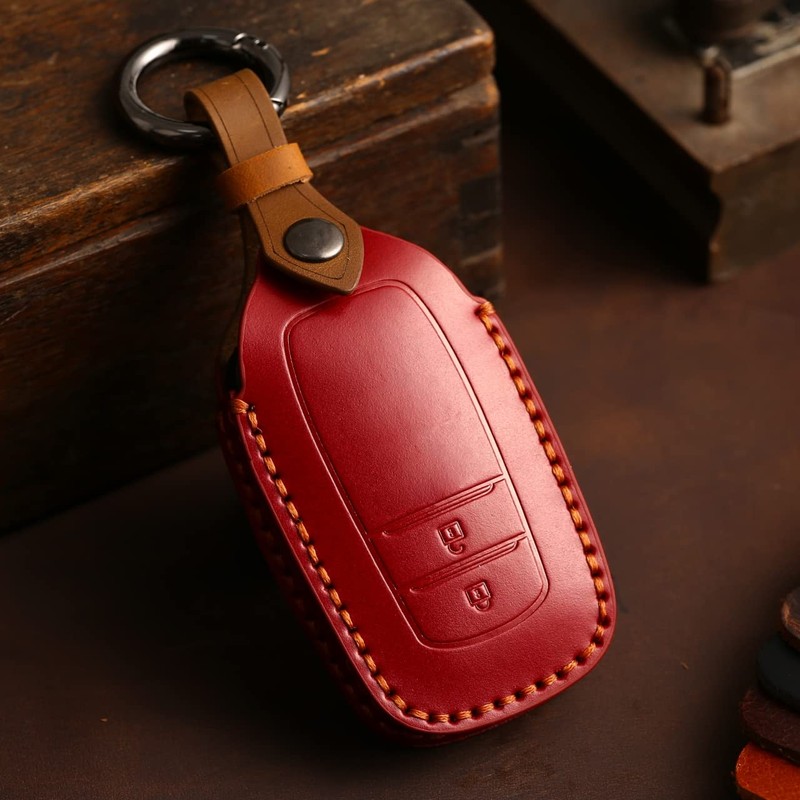 [smasol] Key Cover, Genuine Leather, Smart Key Case, Custom Parts