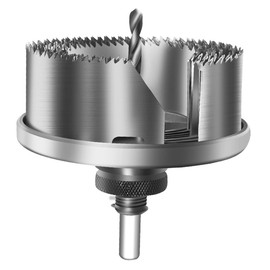 SagaSave 60,68,74,81,95MM High Speed Stainless Steel Hole Cutter Set, Metal Hole Saw Set for Wood, Installing Locks, Knobs in Doors and Cabinets, 5 Pieces