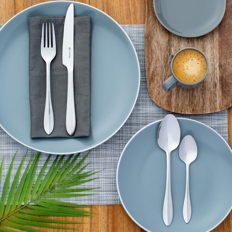 Viners Everyday Breeze 16 Piece 18/0 Silver Stainless Steel Cutlery