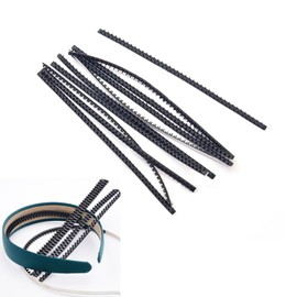 ArrErr 16 Pack Headbands Sticky Teeth Replacement Non-Slip Adhesive Grip Strip Comb Sticker for Hair Band Clasp Crown Tiara Headwear Mouse Ears Headband Hairband DIY Making Parts