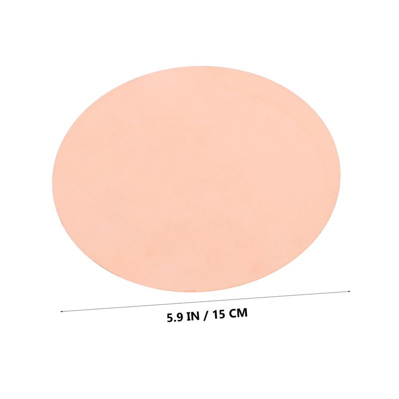 GLEAVI Copper Round Plate for Crafting and Repairs Thickness Copper