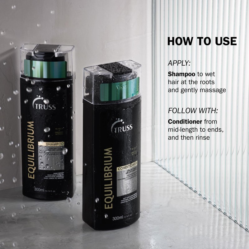 TRUSS Equilibrium Conditioner for Oily Scalp - Hydrating Conditioner with