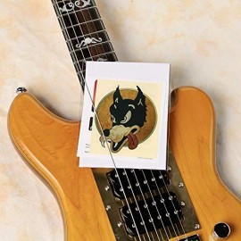 Inlaystickers Inlay Sticker For Guitars & Bass - Jerry Garcia Wolf (Grateful Dead)