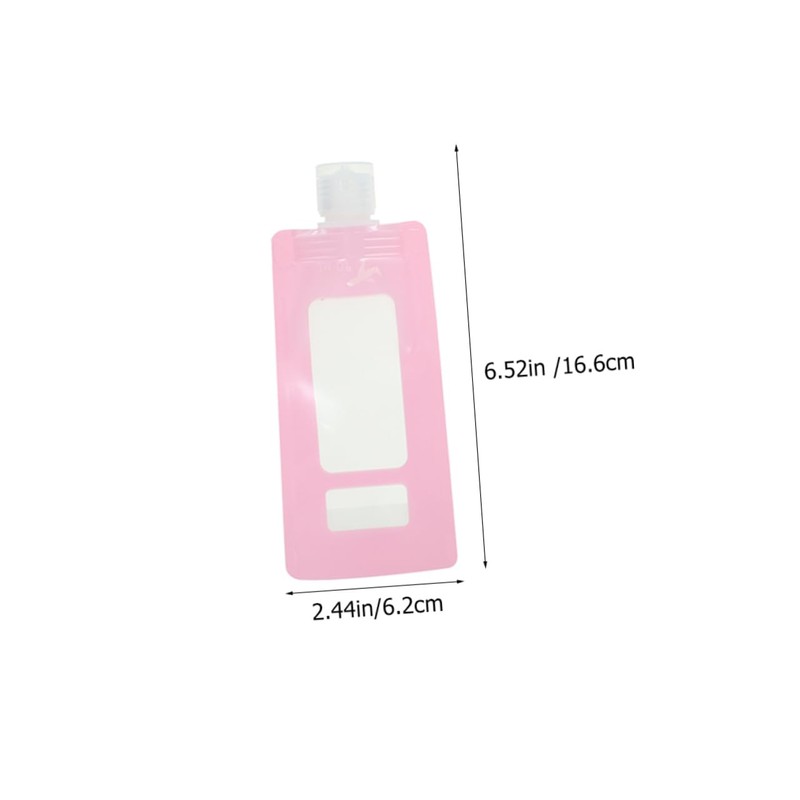 Ipetboom 20pcs Travel Pouch for Shampoo Conditioner and Lotion Stand-up