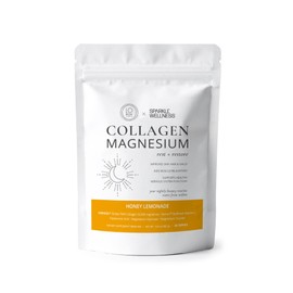 Collagen Magnesium Rest + Restore (Honey Lemonade) [30 Serves] | VERISOL Bioactive Collagen Peptides, Magnesium Glycinate & Taurate Salts | Lauren Roxburgh Rest + Restore | Calming Beauty Routine