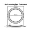 Bathroom Faucet Base Ring + Gasket Under Tap Washer Rosette