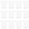 Goiio 12 Pcs 3.4 Oz Transparent Lab Measuring Cup, 100ml