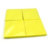 Bright Yellow Sticky Notes 4 Pads Removable Sticky Notes 76x76mm