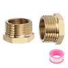 sourcing map 6 Pcs G1/2" Male x G3/8" Female Threaded