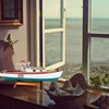 SAILINGSTORY Wooden Classic Lobster Boat Model Boat Decor Ship Model