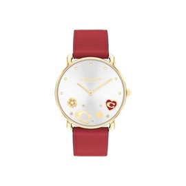 Coach Elliot Women's 2H Quartz Watch - Calfskin Leather Strap - Sparkling Crystal Accents - Premium Fashion, Everyday Wear - Gift for Her - 36mm
