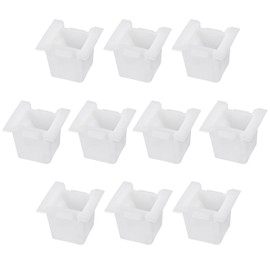 EMSea Pack of 10 Headlight Holder Guide Bushings Clips 1218604 90386374 Compatible with Corsa B Tigra A Headlight Fixing Decorative Clips, White