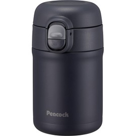 Peacock Thermos Industrial AKH-28 AK Peacock Water Bottle, One-Touch Water Bottle, 9.5 fl oz (280 ml), Dark Navy