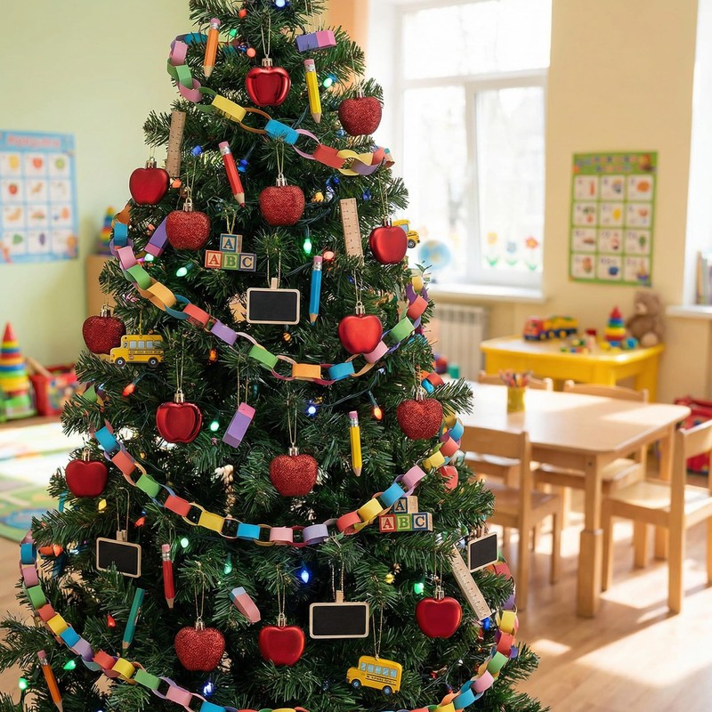 48 Pcs Back to School Apple Ornaments, Small Red Apples