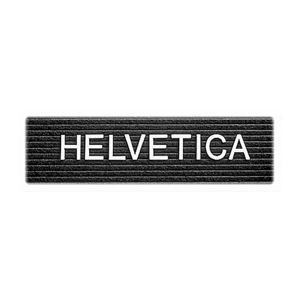 Quartet 0.5 Inch Characters for Plastic Letter Boards, Helvetica Font, 144 Characters per Set, White (F1/2)