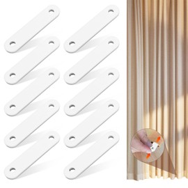 G-014-B Pack of 10 40 g Shower Curtain Weighted Curtain Weights Lead Weight Curtain Shower Curtain Weights Bottom White Curtain Weights for Home Office Curtains Table Cloth Accessories