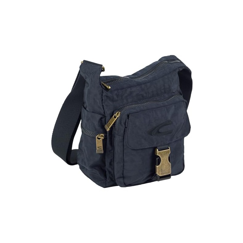 camel active Journey Herren Umhängetasche Crossbody Bag Klein Blau
