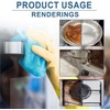 Qsrsjcq Splash Spray, Splash Foam Toilet Cleaner, Splash Spray Tablets