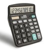 M&G Desk Calculator 12 Digit Office Calculators with Large LCD