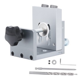Oblique Hole Drilling Template Pocket Jig Dowel Clamps Device Set Woodworking Adjustable Drill Formwork Rail Positioner