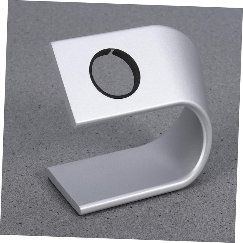 KOMBIUDA U Shaped Silver Charging Dock for Sturdy Non Slip
