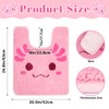 NIGOWAYS Toilet Rug - Pink Axolotl Rugs U Shaped Washable,Soft