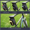 Bike Saddle Bag Water Bottle Holder with Tail Light Under