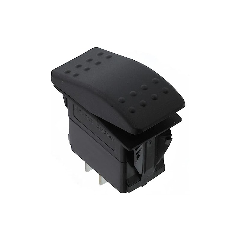 Carling Technologies Momentary Rocker Switch | (ON)-None-Off SPST | 20A