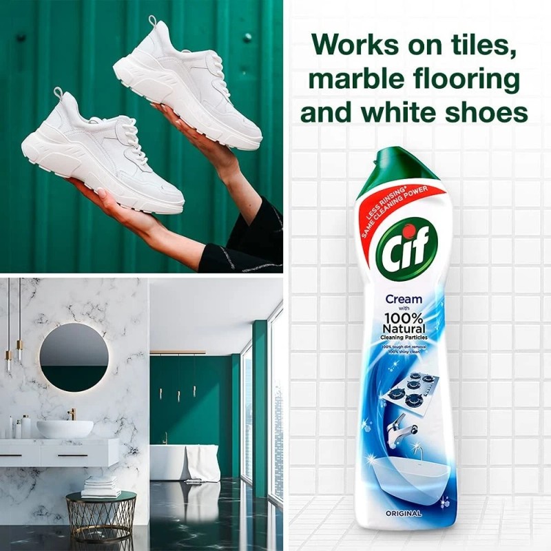 Cif Original Multipurpose Surface Cleaner Cream for Kitchen & Bathroom,