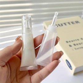 Travel Mini Dispenser 10ml Tube Cosmetic Empty Bottle Set of 2, 1 Set, Transparent / 여행용 미니 디스펜서10ml 튜브 화장품 공병 2개 세트, 1세트, 투명