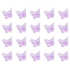 Mini Butterfly Hair Clips 20Pcs Tiny Glitter 90s Hair Claws